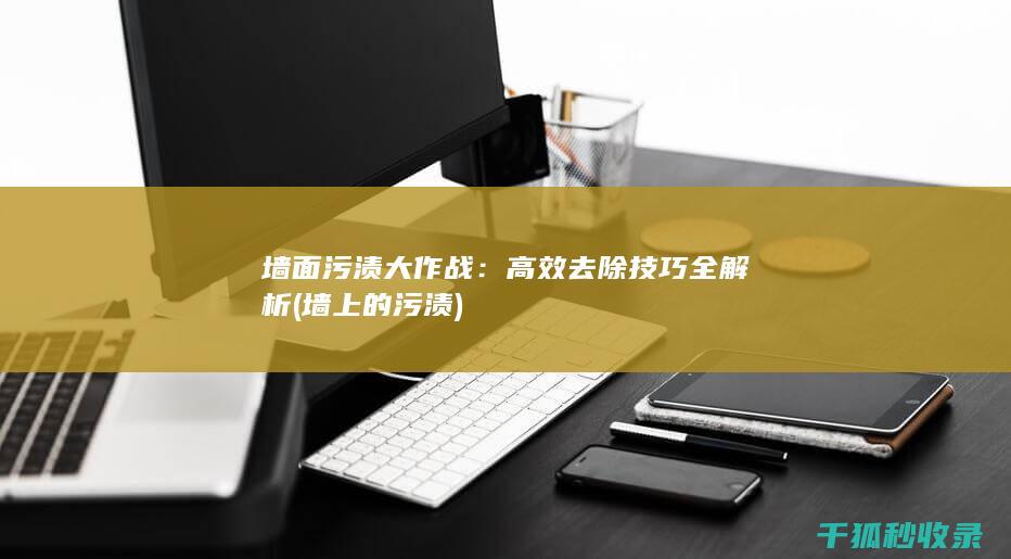 墙面污渍大作战：高效去除技巧全解析 (墙上的污渍)